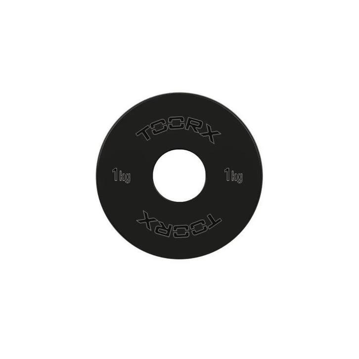 Toorx Fitness Micro Halterschijven - 50 mm - Zwart - Staal 1, Sport en Fitness, Fitnessmaterialen, Nieuw, Verzenden