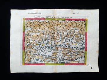 Europa - Piemonte / Turijn / Aosta / Ivrea; Rosaccio /, Livres