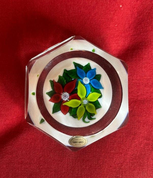 Saint Louis - Presse-papier - Kristal, Antiquités & Art, Antiquités | Verre & Cristal
