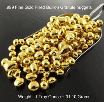 Golden Granules 24kt with COA (lees de beschrijving) Goud