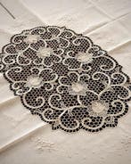 Broderie - 310 cm - 270 cm - Rideau en dentelle de Burano