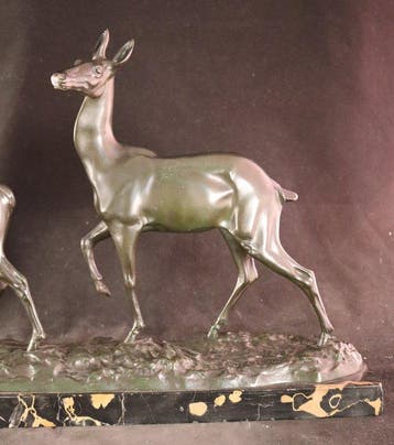 Groot Art Deco beeld - Irénée Rochard (1906–1984) -