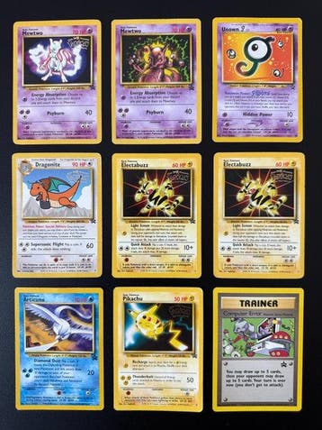 Pokémon - 9 Mixed collection - WOTC, Nieuw