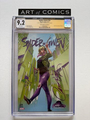 Spider-Gwen Vol. 2 #24 - Signed by J. Scott Campbell - CGC, Nieuw