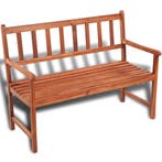 vidaXL Tuinbank 120 cm massief acaciahout, Tuin en Terras, Tuinsets en Loungesets, Verzenden, Nieuw