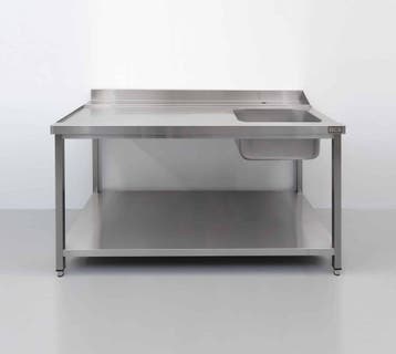 Table dalimentation HCB en acier inoxydable avec évier, 160, Verzenden, Nieuw in verpakking