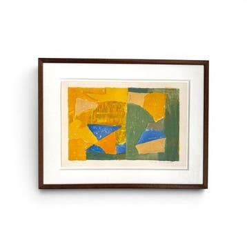 Serge Poliakoff (1900-1969) - Composition jaune, verte,