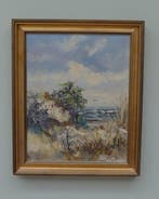 W.F. Reinders (1881–1960) - Duinen met zee en meeuwen, Antiek en Kunst