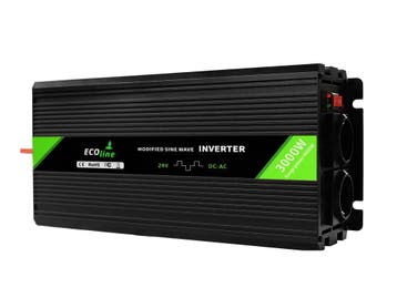 Omvormer 24V Naar 220V/230V - 3000w  - Gemodificeerde sinus, Verzenden, Nieuw