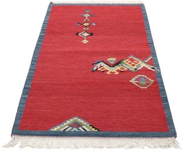 Kelim - Vloerkleed - 160 cm - 90 cm - Naturfarben