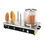 Hotdog verwarmer | 750W | 6 warmhoud pennen |, Zakelijke goederen, Horeca | Keukenapparatuur, Verzenden, Nieuw in verpakking