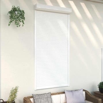 vidaXL Rolluik Wit 110 x 220 cm Aluminium en polyurethaan, Doe-het-zelf en Bouw, Verzenden, Nieuw