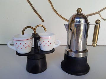 Bialetti- Vev Viganò - Cafetière (2) - Laiton, Acier