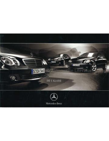 2004 MERCEDES BENZ C KLASSE BROCHURE DUITS