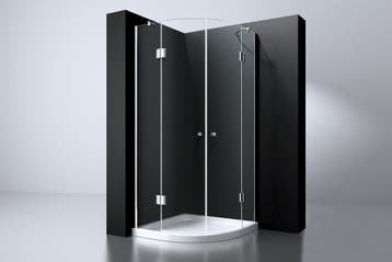 Erico 1/4 rond cabine met 2 deuren 100x100x192cm NANO glas, Ophalen of Verzenden, Nieuw