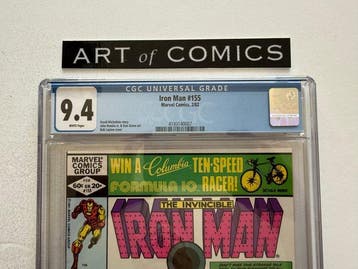Iron Man #155 - CGC 9.4 - 1 Graded comic - Eerste druk -