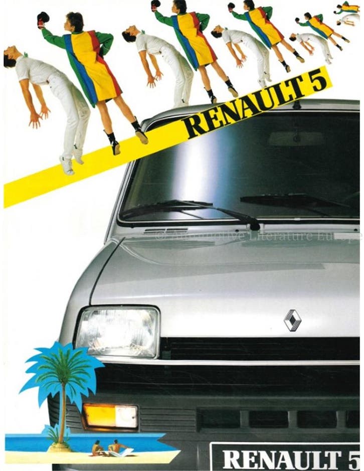 1983 RENAULT 5 BROCHURE NEDERLANDS, Livres, Autos | Brochures & Magazines