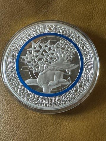 Europe. Medal ND Ultragigant Bargeldeinführung - 376g (Sans