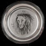 Bernard Buffet (1928-1999) - sculptuur, Lion - 20.4 cm -, Antiek en Kunst
