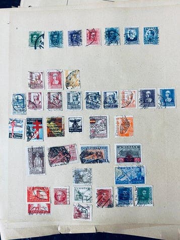 Wereld - Collectie / Uitzoeker Wereld , daarbij Spanje,
