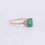 Zonder minimumprijs - Ring - 14 karaat Geel goud - 1.41ct., Nieuw