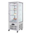 Gebaksvitrine | 400L | Grijs | +2°C/+10°C | 5 Schappen |, Verzenden, Nieuw in verpakking