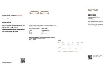 Boucles doreilles - 18 carats Or rose - 6.12ct. tw. Diamant