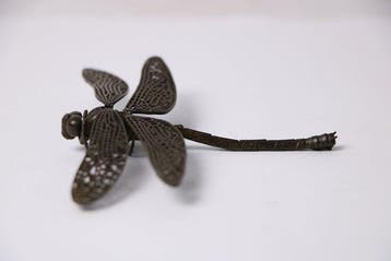 Brons - Gearticuleerde Jizai Dragonfly - 1900-2000 (Zonder