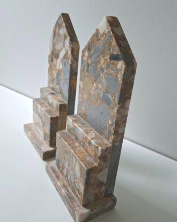 Decoratief ornament (2) - Breccia XL marmer