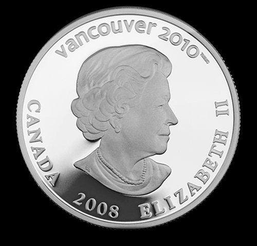 Canada. 25 Dollars 2008 Vancouver Olympic Games Proof, Postzegels en Munten, Munten | Europa | Niet-Euromunten
