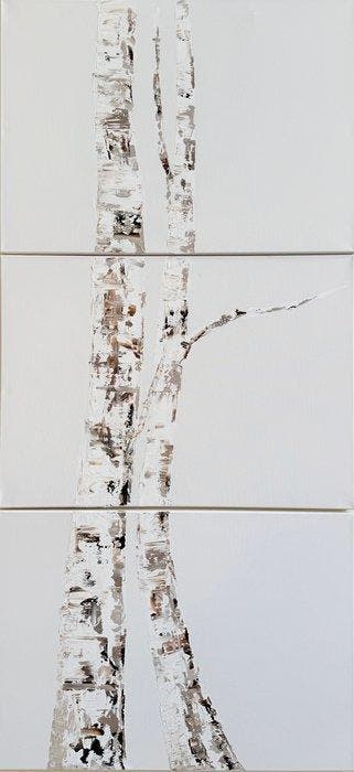 Andrea Krauß - In gentle closeness Triptychon XXL *no, Antiek en Kunst, Kunst | Schilderijen | Modern