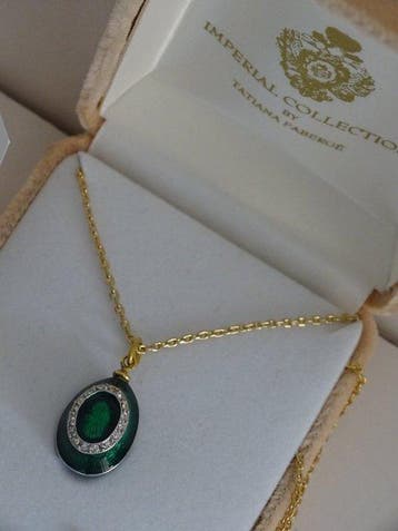 Figure - Tatiana Faberge- Imperial pendant egg - original