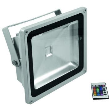 50W LED Schijnwerper RGB IP65 Outdoor - Dimbaar Remote, Verzenden, Nieuw