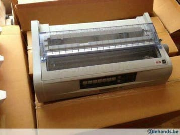 OKI Microline 5591 24 Pin A3 A4 Dot Matrix Impact Printer, Ophalen of Verzenden, Gebruikt, Printer