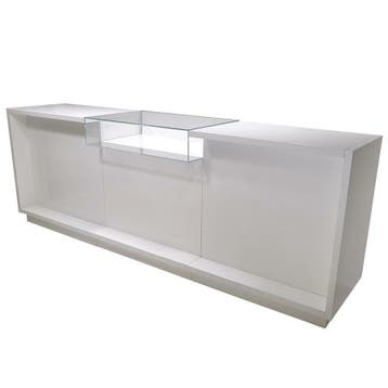 *TIP*  Super HIGH GLOSSY toonbank wit 278 cm, Ophalen of Verzenden