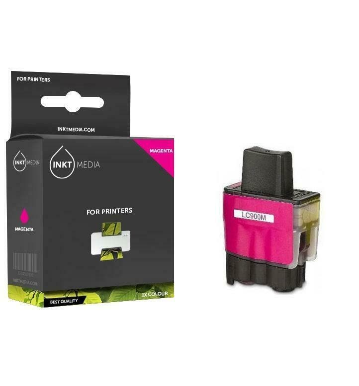 Brother LC-900M  inktcartridge Magenta  inktmedia huismerk, Computers en Software, Printers, Verzenden
