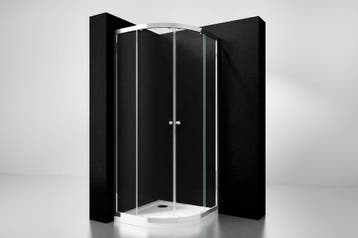 Project 1/4 ronde douchecabine 100x100x190cm glas 5mm, Huis en Inrichting, Ophalen of Verzenden, Nieuw