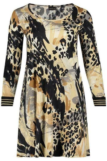 Tuniek Lola cuff print Ophilia maat 52/54, Kleding | Dames, Verzenden, Nieuw