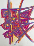 Henry Front (1940–2019) - Composition abstraite. Bataille de