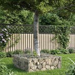 vidaXL Gabion verhoogd bed Zilver, Verzenden, Nieuw