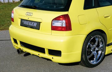 Rieger achterbumper | geschikt voor Audi A3 8L | ABS | PDC, Verzenden