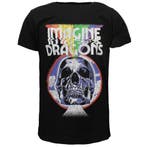 Imagine Dragons Rainbow Skull Burst T-Shirt, Nieuw