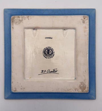 Longwy - M.P. Chevallier - Schotel - Aardewerk, Emaille,, Antiquités & Art