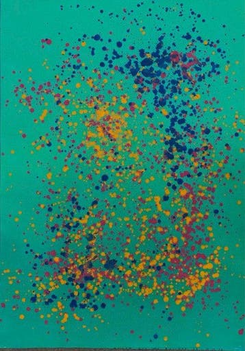 RAPHAËL MONNET - EMERALD RAIN N°2 - XXL, Antiek en Kunst