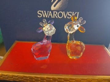 Swarovski - Beeldje - Chit & Chat - Giraffes - 5004632 - Box