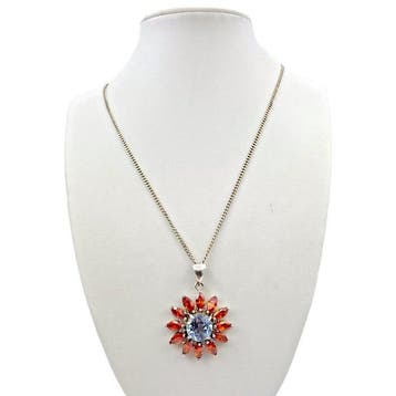 Sans prix de réserve - Collier Argent - Topaz