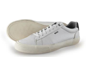 Boss Sneakers in maat 43 Wit, Kleding | Heren, Boss, Verzenden, Wit, Zo goed als nieuw