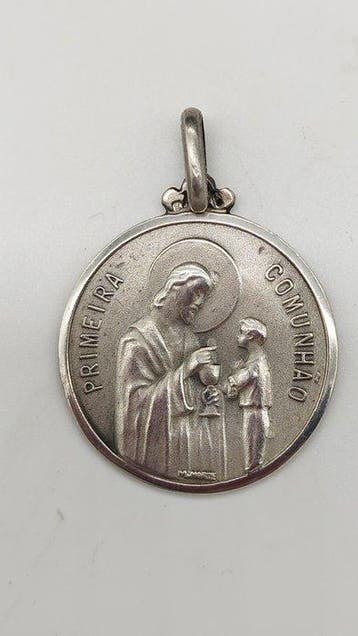 Zilver, (zonder reserveprijs) - Medaillon - religieuze