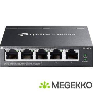 TP-Link Omada 5-Port Managed ES205G PoE, Computers en Software, Verzenden, Nieuw
