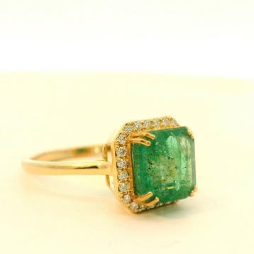 Sans prix de réserve - Bague - 14 carats Or rose, 2,56, Handtassen en Accessoires, Ringen, Nieuw